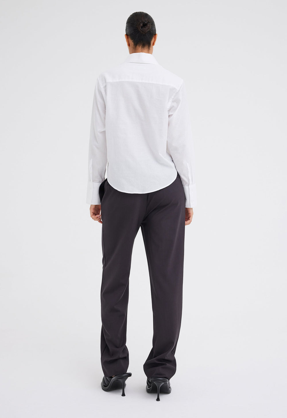 Jac+Jack Pierce Cotton Shirt - White